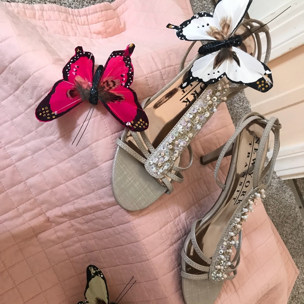 Champagne NewYork Transit Heels